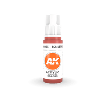 AK Interactive 3rd Gen Acrylic Scarlet Red 17ml
