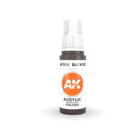 AK Interactive 3rd Gen Acrylic Black Red 17ml