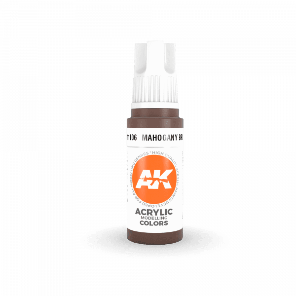 AK Interactive 3rd Gen Acrylic Mahogany Brown 17ml