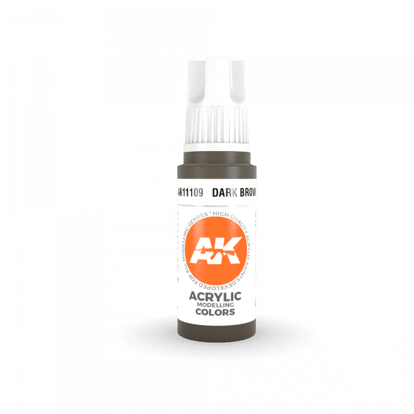 AK Interactive 3rd Gen Acrylic Dark Brown 17ml