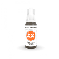 AK Interactive 3rd Gen Acrylic Dark Brown 17ml