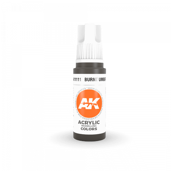 AK Interactive 3rd Gen Acrylic Burnt Umber 17ml