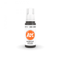 AK Interactive Grim Brown 3G Acrylic Paint 17ml Bottle