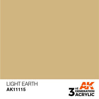 AK Interactive Light Earth 3G Acrylic Paint 17ml Bottle