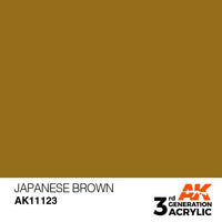AK Interactive 3rd Gen Acrylic Japanese Uniform Brown 17ml