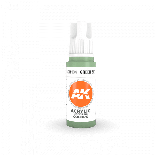 AK Interactive 3rd Gen Acrylic Green Sky 17ml