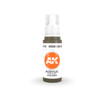 AK Interactive 3rd Gen Acrylic Brownish Green 17ml