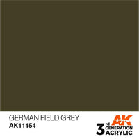 AK Interactive German Field Grey 3G Acrylic Paint 17ml Bottle