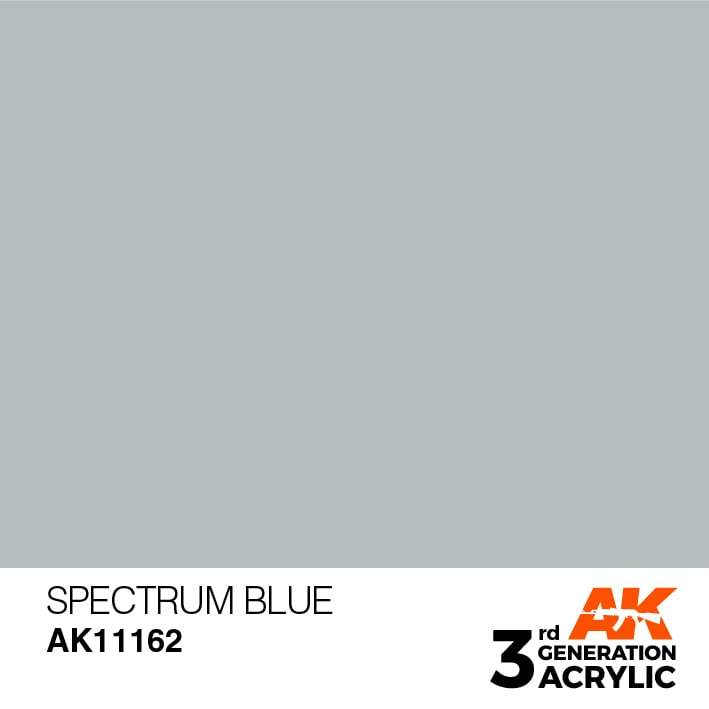 AK Interactive Spectrum Blue 3G Acrylic Paint 17ml Bottle