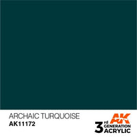 AK Interactive Archaic Turquoise 3G Acrylic Paint 17ml Bottle