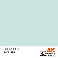 AK Interactive 3rd Gen Acrylic Snow Blue 17ml