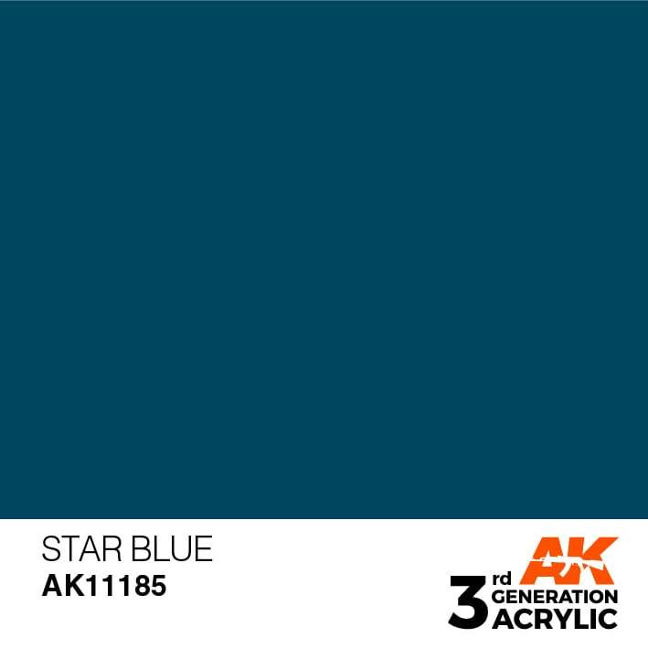 AK Interactive 3rd Gen Acrylic Star Blue 17ml – USA Gundam Store