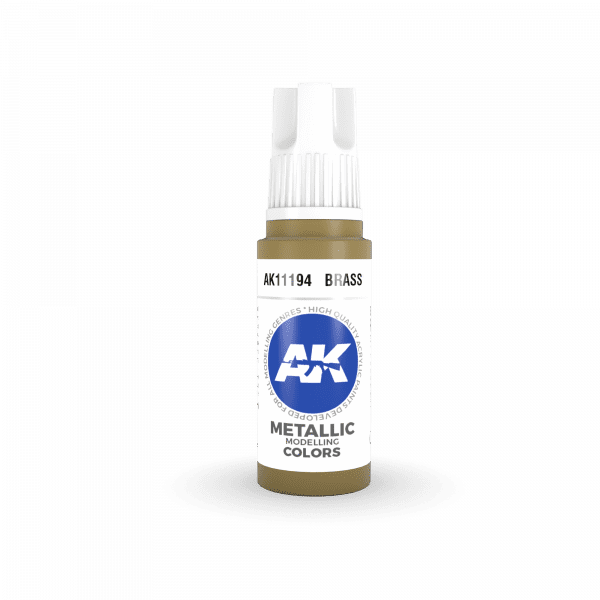 AK Interactive 3rd Gen Acrylic Brass 17ml