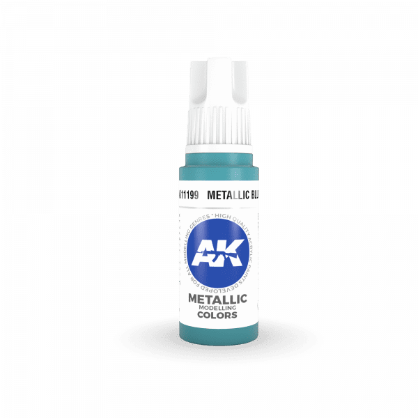 AK Interactive 3rd Gen Acrylic Metallic Blue 17ml