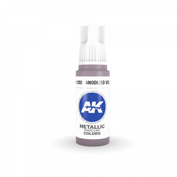 AK Interactive 3rd Gen Acrylic Anodized Violet 17ml