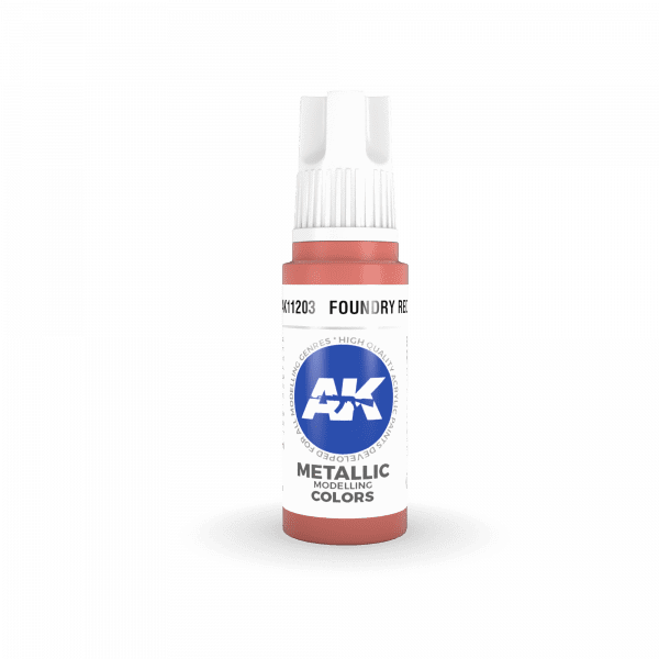 AK Interactive 3rd Gen Acrylic Foundry Red 17ml