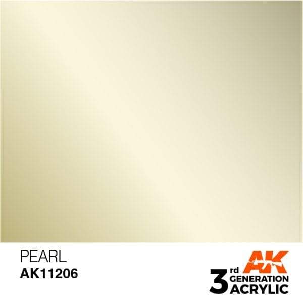 AK Interactive 3rd Gen Acrylic Pearl 17ml