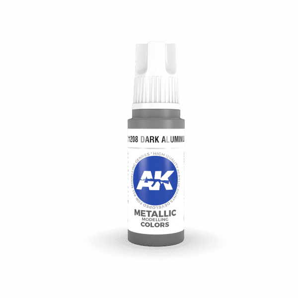 AK Interactive 3rd Gen Acrylic Dark Aluminium 17ml