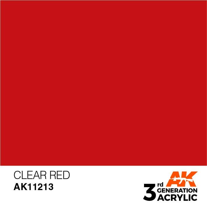 AK Interactive 3rd Gen Acrylic Red 17ml