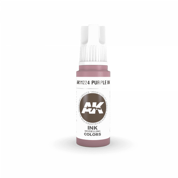 AK Interactive 3rd Gen Acrylic Cardinal Violet INK 17ml