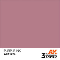 AK Interactive 3rd Gen Acrylic Cardinal Violet INK 17ml