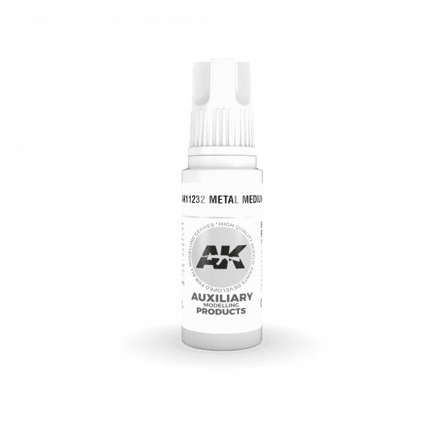 AK Interactive Metal Medium 3G Acrylic Paint 17ml Bottle