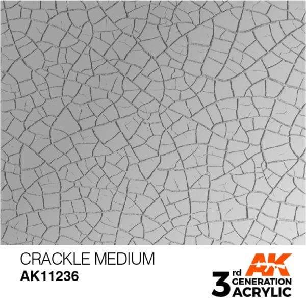 AK Interactive 3rd Gen Acrylic Crackle Medium 17ml