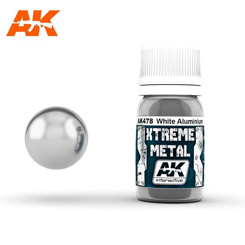 AK Interactive Xtreme White Aluminium
