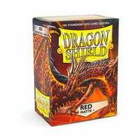 Dragon Shield Sleeves: Classic - Matte Red (100)