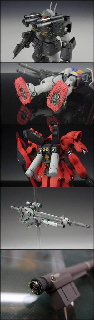 AW-008B Gundam & Weapon Model Detail Thruster Builders Parts Photo Etch Add on