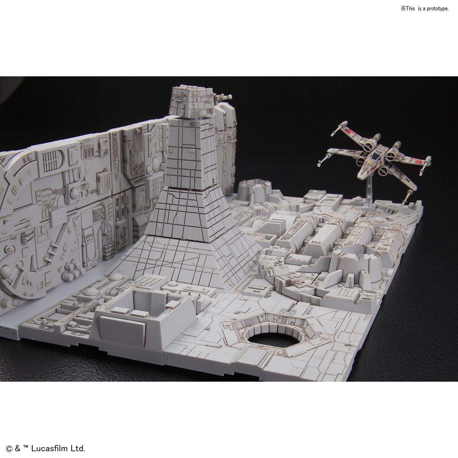 Death Star Attack Set "Star Wars", Bandai Star Wars 1/144 Plastic Model