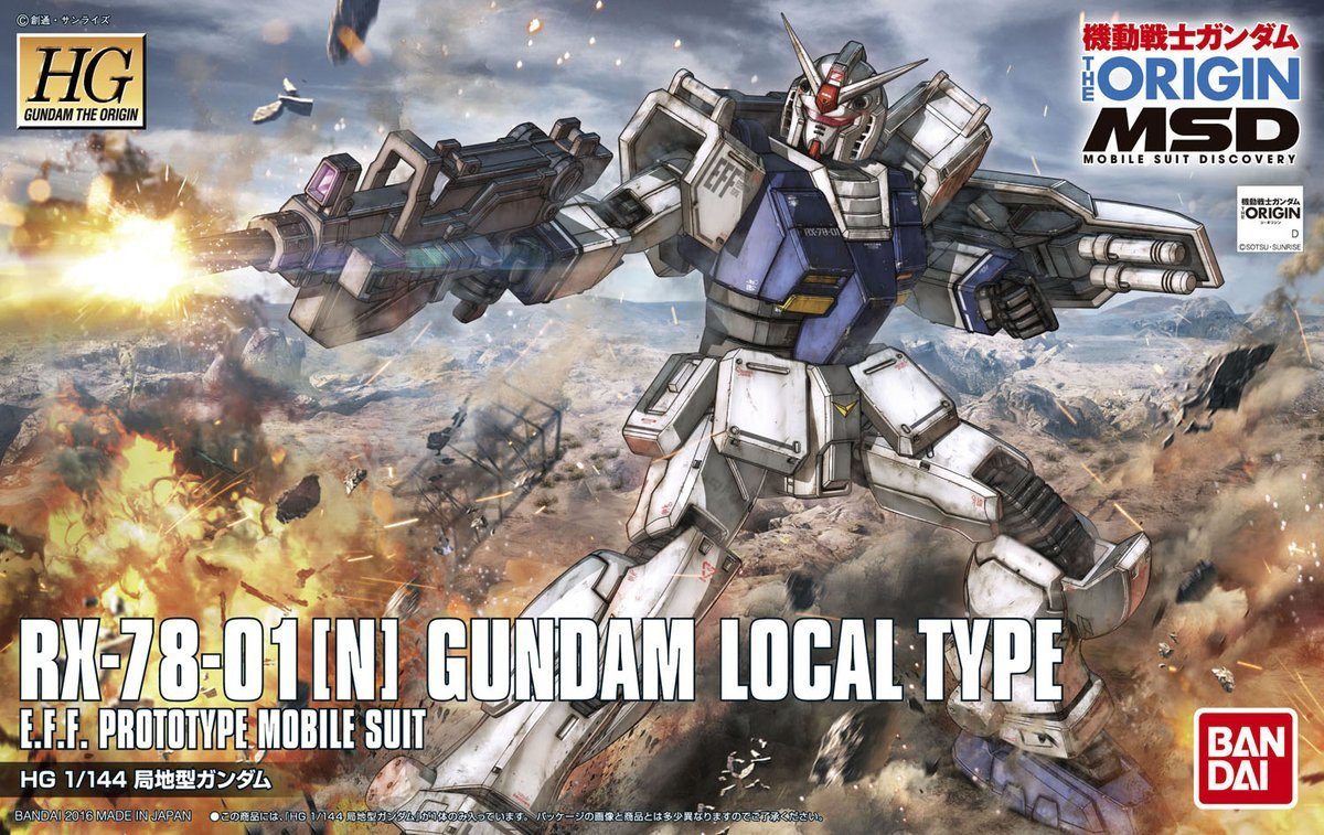 The Origin - 1/144 Gundam Local Type