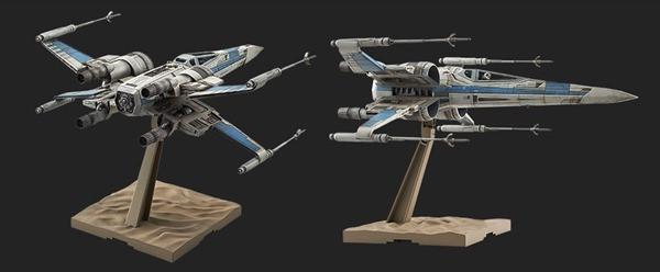 Resistance X-Wing Star Fighter "Star Wars: The Force Awakens", Bandai Star Wars 1/72 Plastic Model