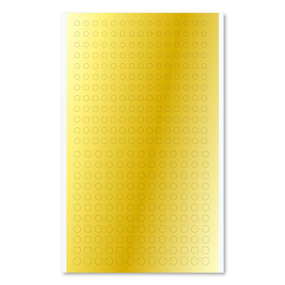 Circular Metallic Seal M(3.0-4.6mm) Gold(1pc)