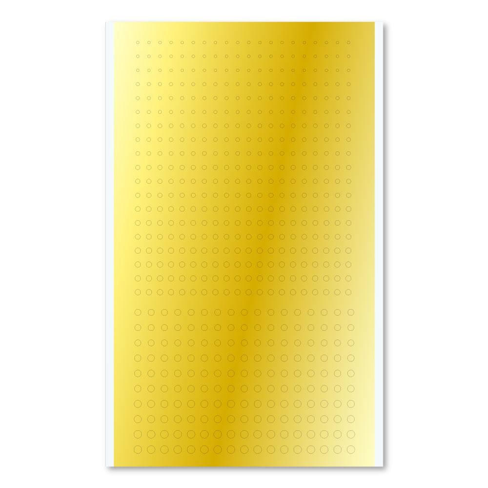 Circular Metallic seal S(1.0-2.8mm) Gold(1pc)