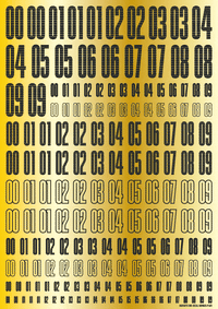 CND Decal Number Dark Gray(1pc)