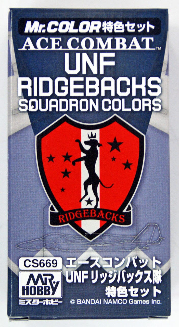 CS669 Mr Color Ace Combat UNF Ridgebacks Squadron Colors Set – USA ...