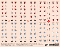 Custom Eye Decal 1/12 4-B(1pc)