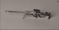 Moto King Unpainted Unassembled Assault weapon set ( LED unit included ) for 1/100 Gundam & 1/6 humanoid model Mobile Suit