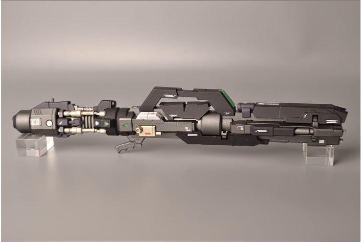 Moto King Unpainted Unassembled Assault weapon set ( LED unit included ) for 1/100 Gundam & 1/6 humanoid model Mobile Suit