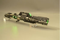 Moto King Unpainted Unassembled Assault weapon set ( LED unit included ) for 1/100 Gundam & 1/6 humanoid model Mobile Suit