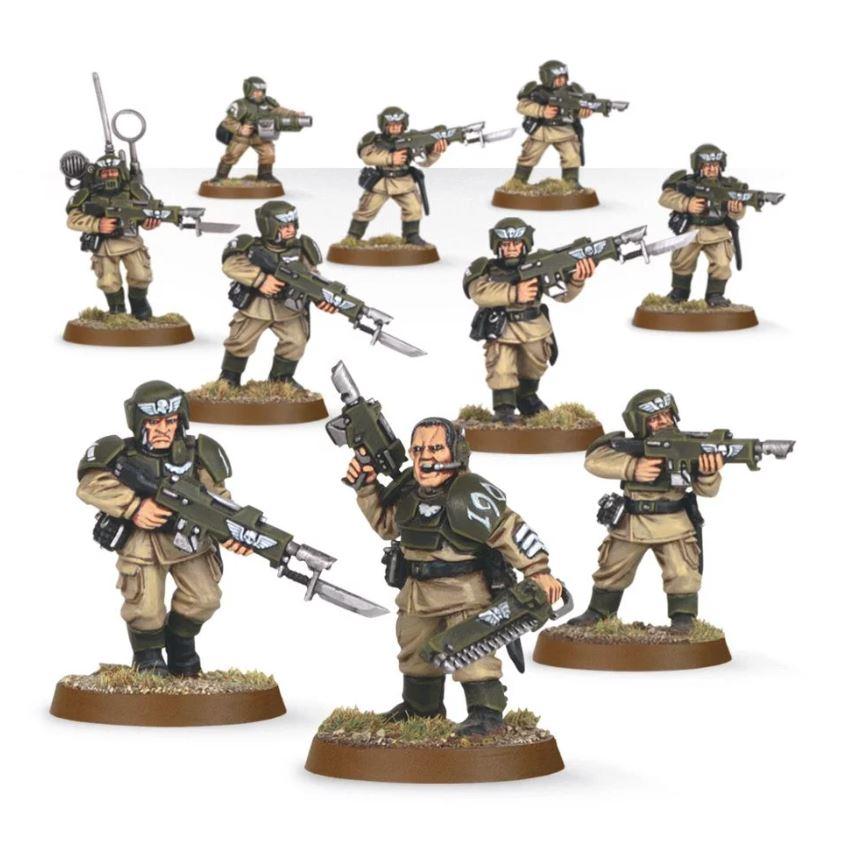 Astra Militarum Cadian Infantry Squad Warhammer 40k