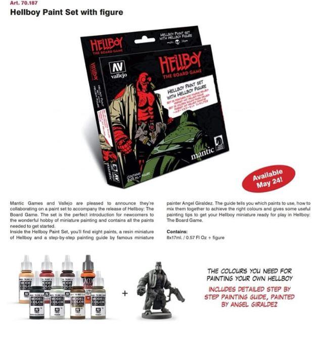Hell Boy Paint Set with Figure