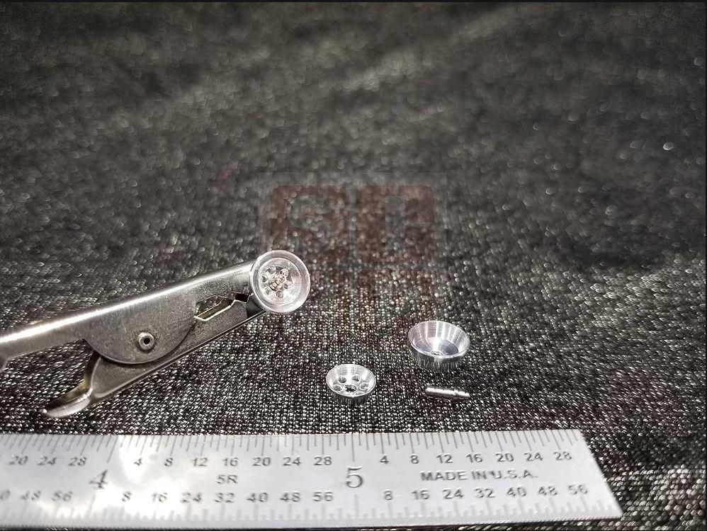 Silver HIQ Flat Thruster Set S10 8mm