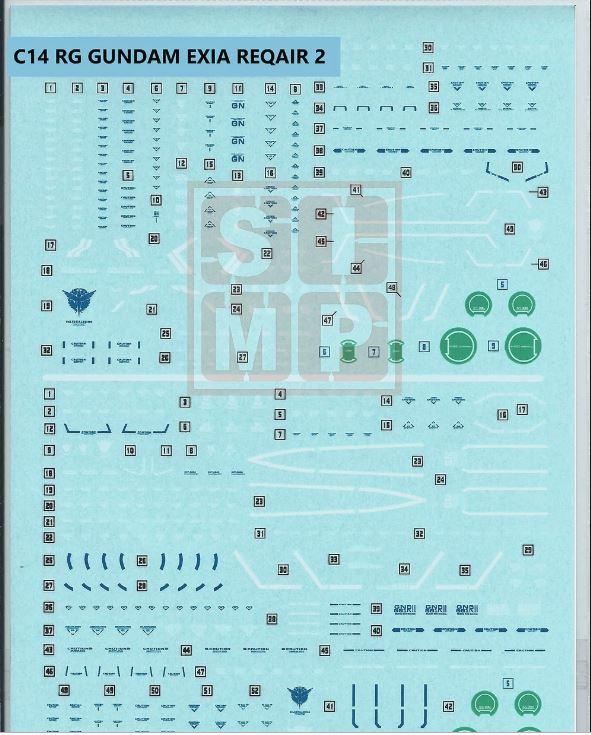 C14 RG 1/144 Gundam EXIA Repair II