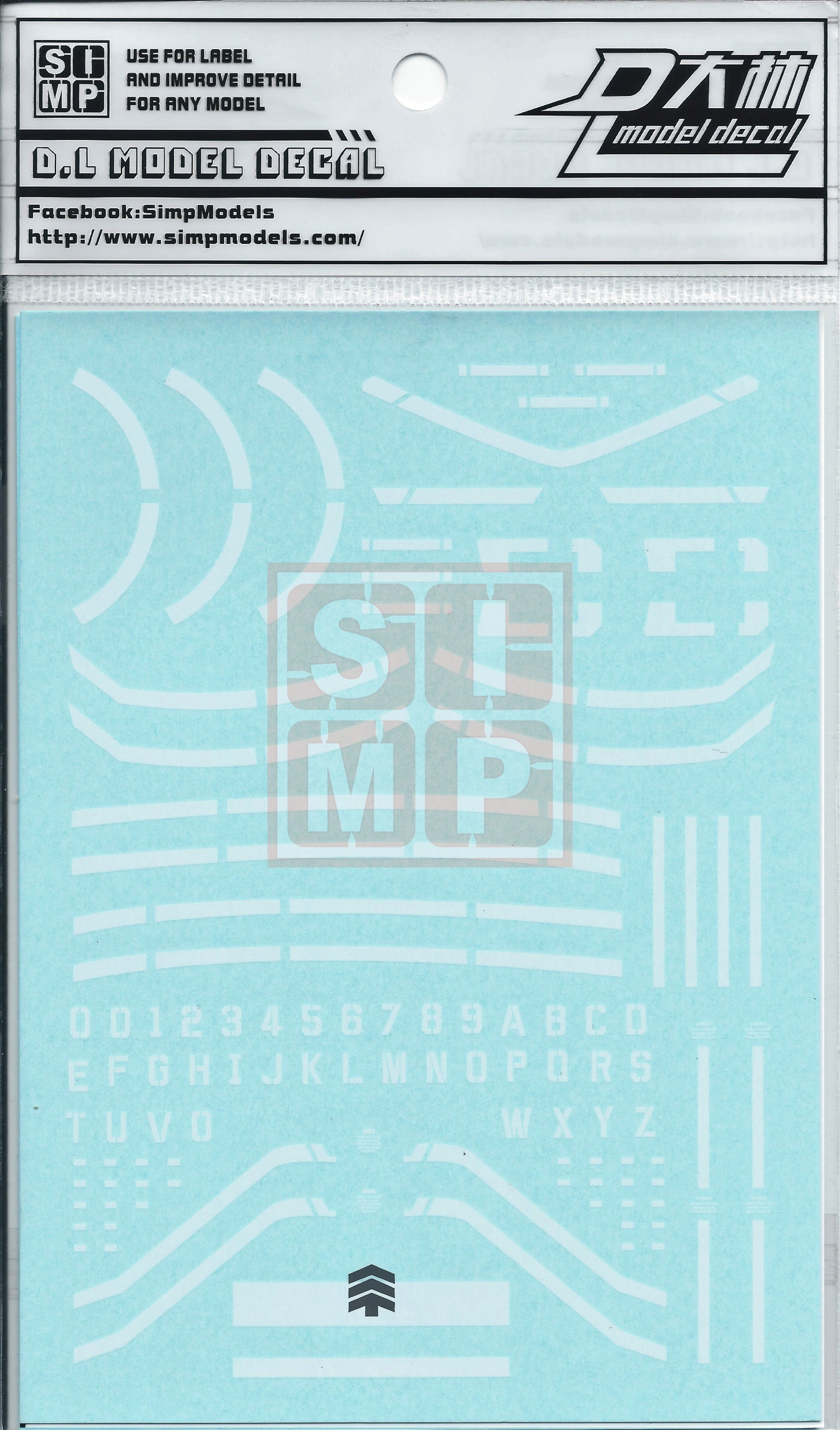 1/48 Mega ZAKU II Red Water Slide Decal