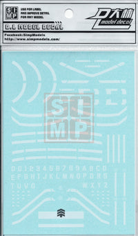 1/48 Mega ZAKU II Red Water Slide Decal
