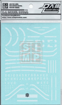 1/48 Mega ZAKU II Green Water Slide Decals