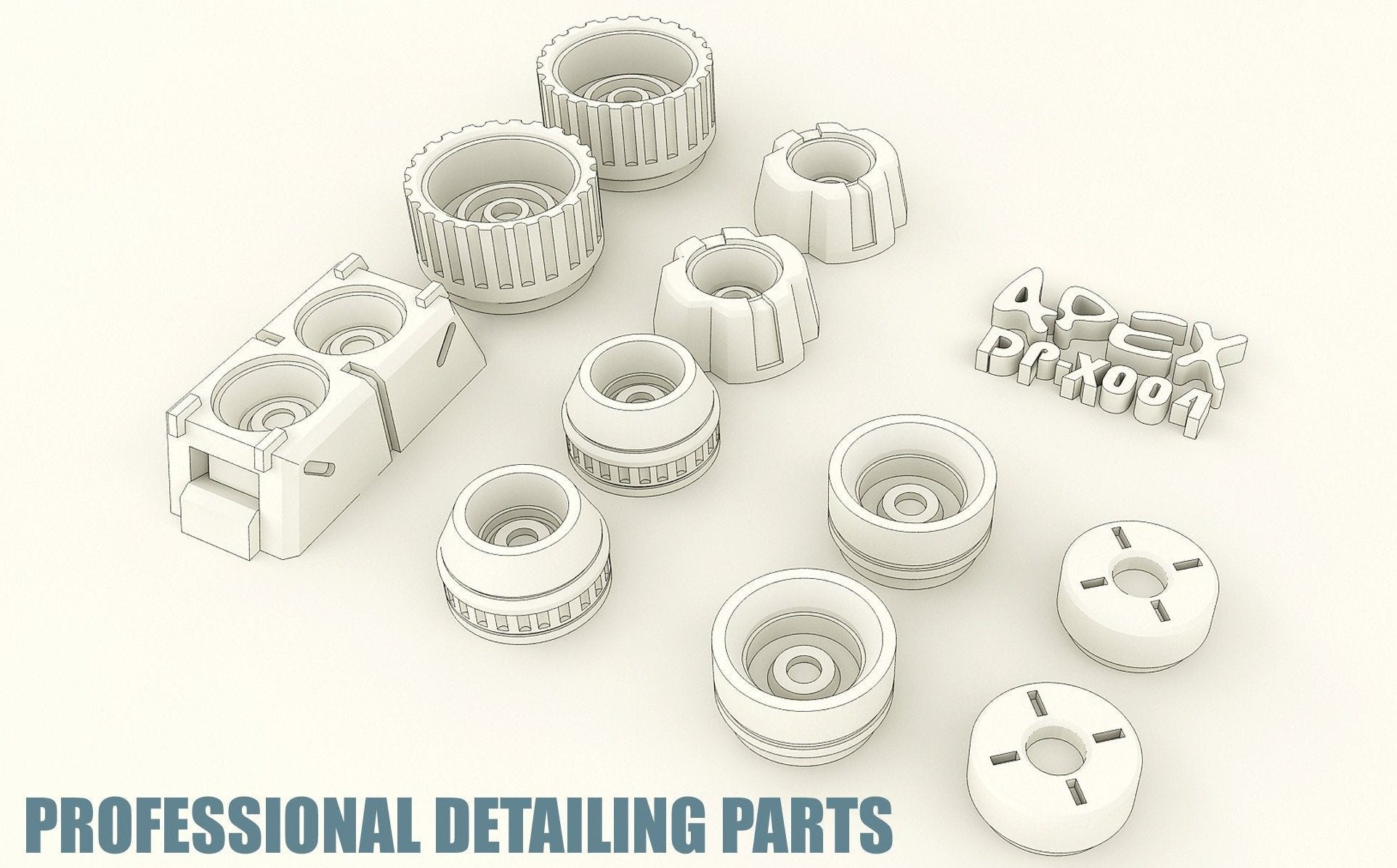 Apex Detailing Parts DP-X004 Vernier 1/100 1/144