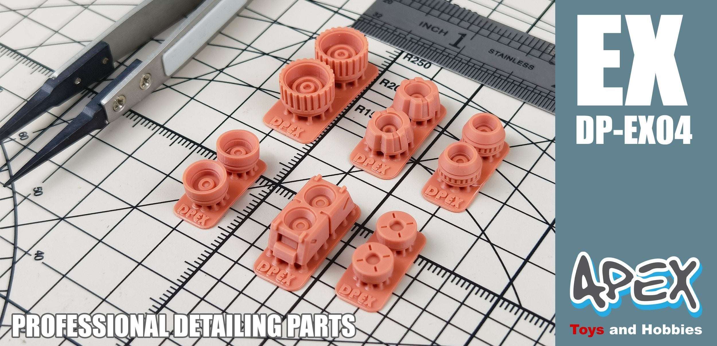 Apex Detailing Parts DP-X004 Vernier 1/100 1/144